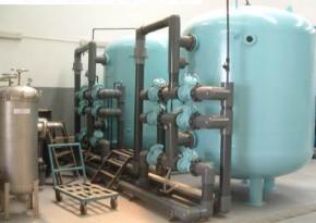 甘肅蘭州某電廠鍋爐補(bǔ)給水海綿鐵濾料安裝現(xiàn)場